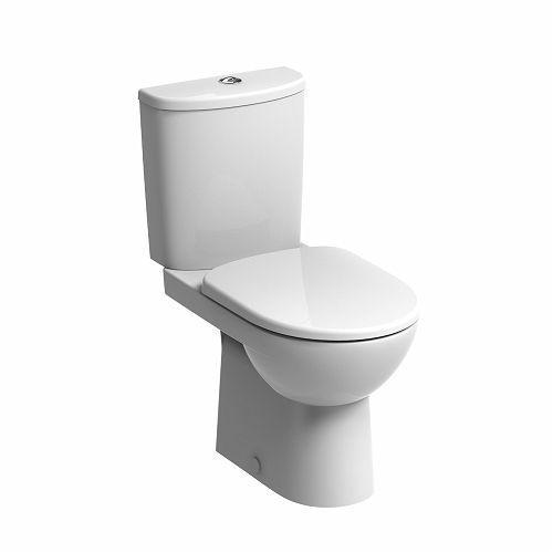 E100 Premium Round Wc With Seat Cover, Ho Flushwise