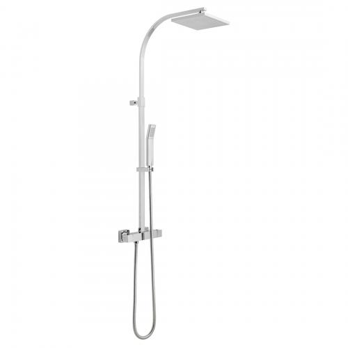 Velo Thermostatic Shower Mixer, Square