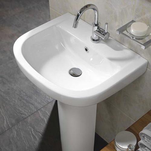 Refresh Square Basin & Pedestal 550 X 440mm