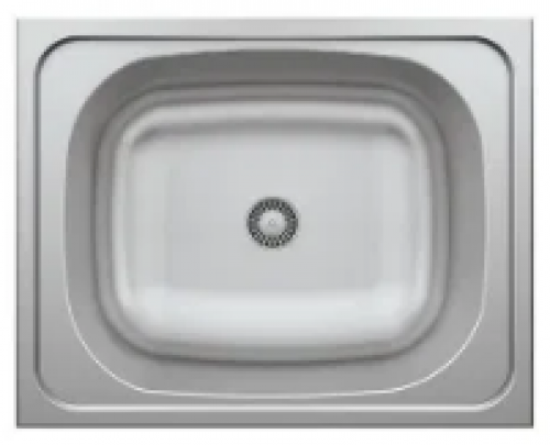 May Stainless Kitchen Sink Single Bowl (square) 500 X 400mm With Waste And Bottle Trap-overlay