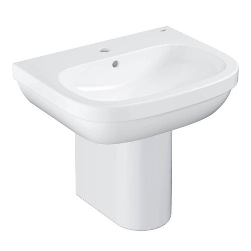 Grohe Euro Ceramic Washbasin 55cm + Semi Pedestal