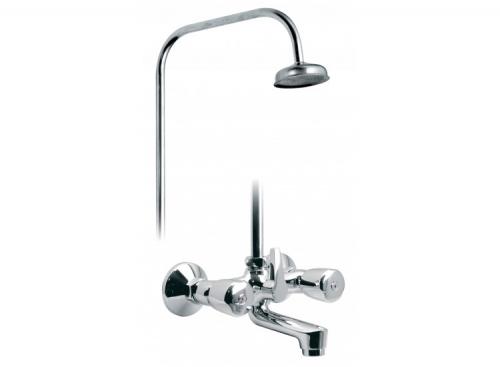 Warwick Bath Shower  Mixer With Pole, Wall Mounted