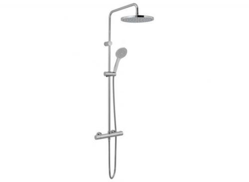 Velo Thermostatic Shower Mixer, Round