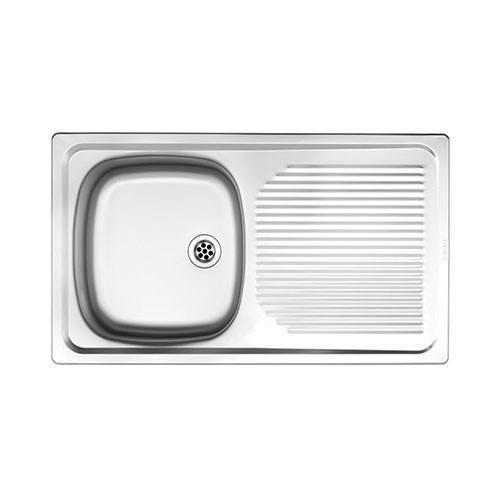 Franke Stainless Drop On Sink 800x460mm Single Bowl, Single Drain