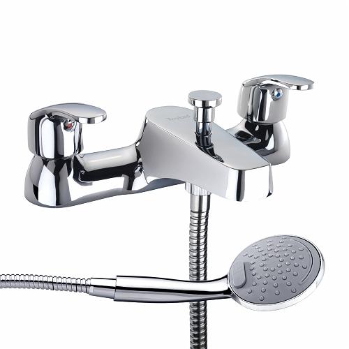 X52 Low Flow Bath Shower Mixer, Deck Mounted