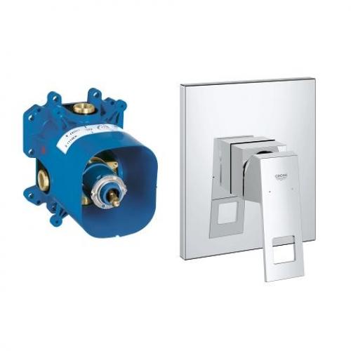 Eurocube Single - Lever Bath Mixer+rapido E Universal For Concealed Installation