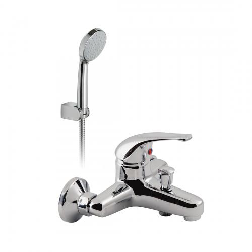 Matrix Bath Mixer With Kit, Wall Mounted