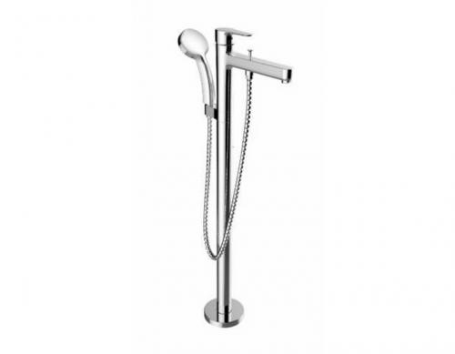 July Free Standing Bath Shower Faucet+ Floor Mounting Base