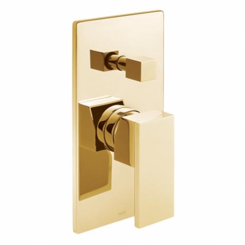 Notion Conduit Shower Valve, 4 Ways, Brushed Gold