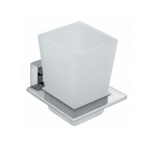 Square Tumbler & Holder-wall Mounted