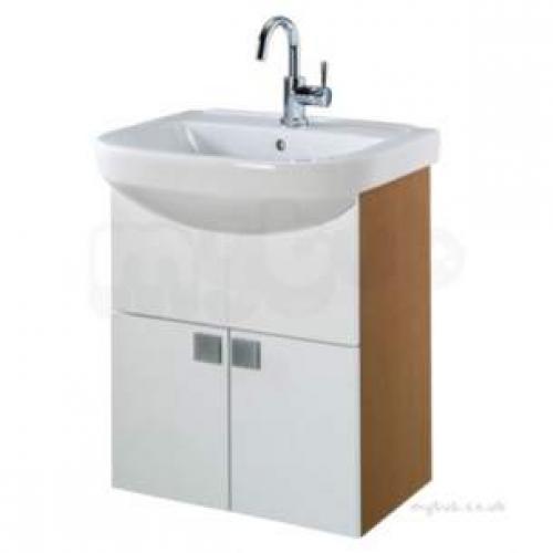 Refresh 650 Basin And Furniture-white Gloss