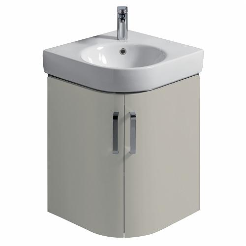 E200 Vanity Unit For Corner Handrinse Basin 500 - Grey