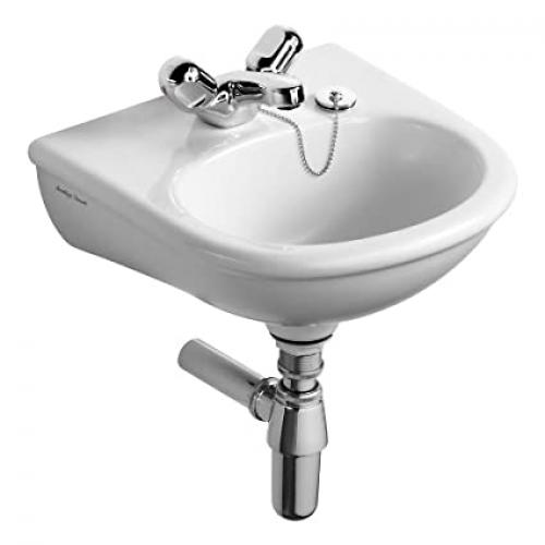 Sandringham Basin 350mmx290mm, And Chrome Bottle Trap, Basin 370mmx350mm