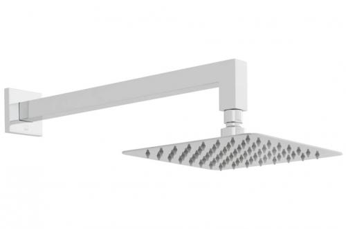 Aquablade Square Shower Head 200mm+shower Arm